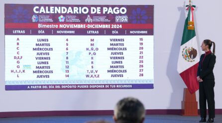 DAN A CONOCER CALENDARIO DE PAGO PARA PENSION DEL BIENESTAR