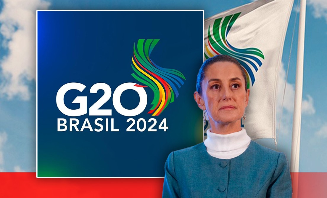 CLAUDIA SHEINBAUM VIAJA A BRASIL, LISTA PARA EL G20