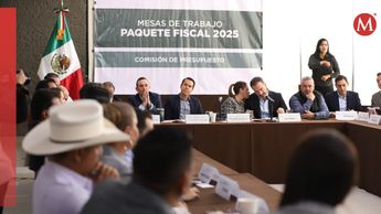 ALCALDES ACUDEN A DISCUSION SOBRE PAQUETE FISCAL 2025