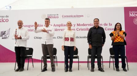 SHEINBAUM INAUGURA AMPLIACIÓN AUTOPISTA TUXTLA – SAN CRISTÓBAL