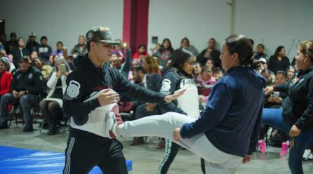 !BIEN ENTRENADAS LAS MUJERES EN GARCÍA! TOMARON CURSO DE DEFENSA PERSONAL