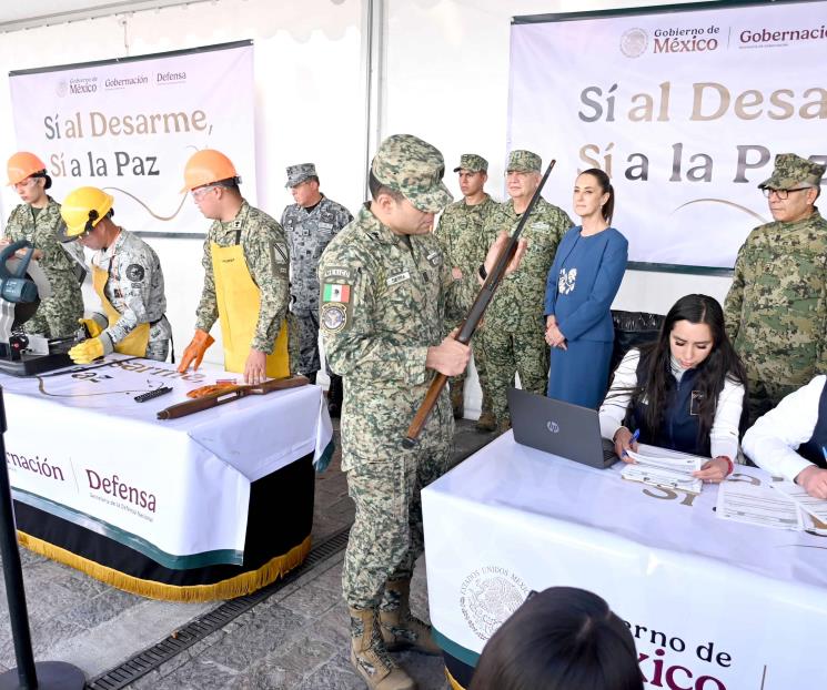 INICIA PROGRAMA DE DESARME EN MÉXICO