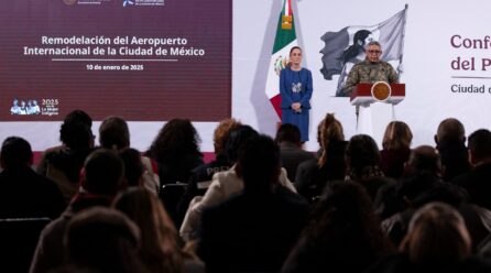 ANUNCIA SHEINBAUM REMODELACIÓN DEL AICM