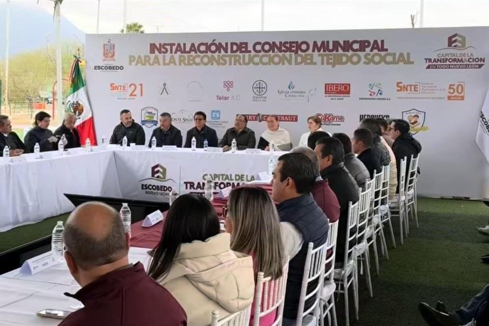 ESCOBEDO CON MISION DE RECONSTRUIR EL TEJIDO SOCIAL